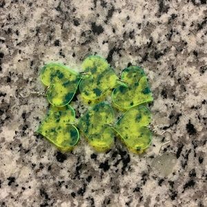 Green Neon Hearts